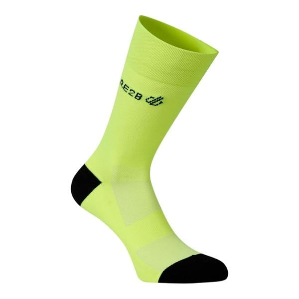 Dare 2B Unisex Adult Performance Cycling Socks - Fluorescent Yellow - 