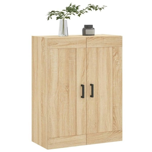 Berkfield Wall Mounted Cabinet Sonoma Oak 69.5x34x90 cm Engineered Wood
