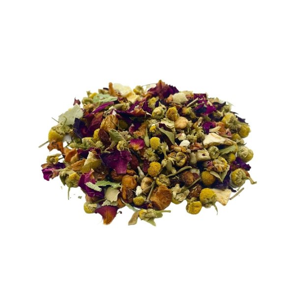 Camellios Peachy Chamomile Tea, Herbal Loose Leaf Tea