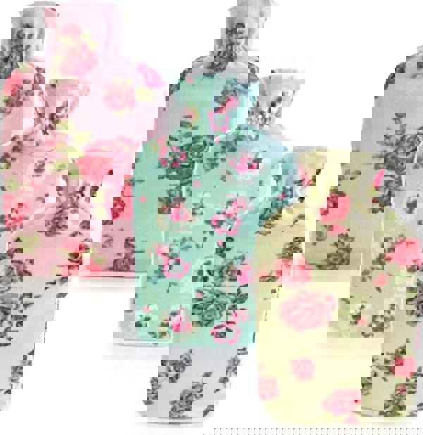 KAV Cute Hot Water Bottle - Ruber Bottle with Low Pile Plush Cover