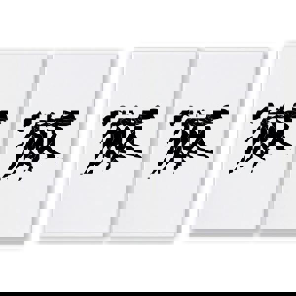 Canvas Art For Bathrooms | Set of 2 Boho Women Wall art Prints