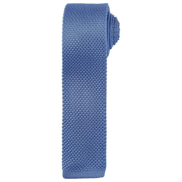 Premier Unisex Adult Slim Knitted Tie - Mid Blue
