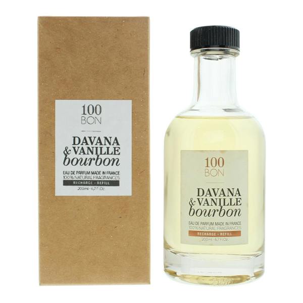 100 Bon Davana & Vanille Bourbon Refill Unisex Eau de Parfum 200ml Fragrance