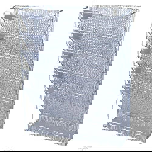 KAV - Value 2 pcs Office Desk Organiser Set ; Mesh Wall Hanging Magazine Literature Holder + 3 Tier Tray Desk Letter Tray Front-Load Portrait Foolscap