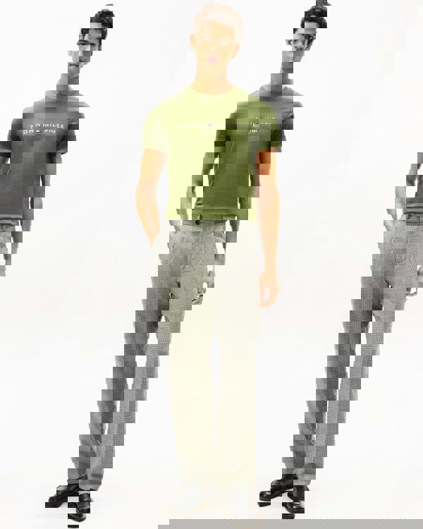 Tommy Hilfiger Tommy Logo Basic Mens T-Shirt - Mountain Pine