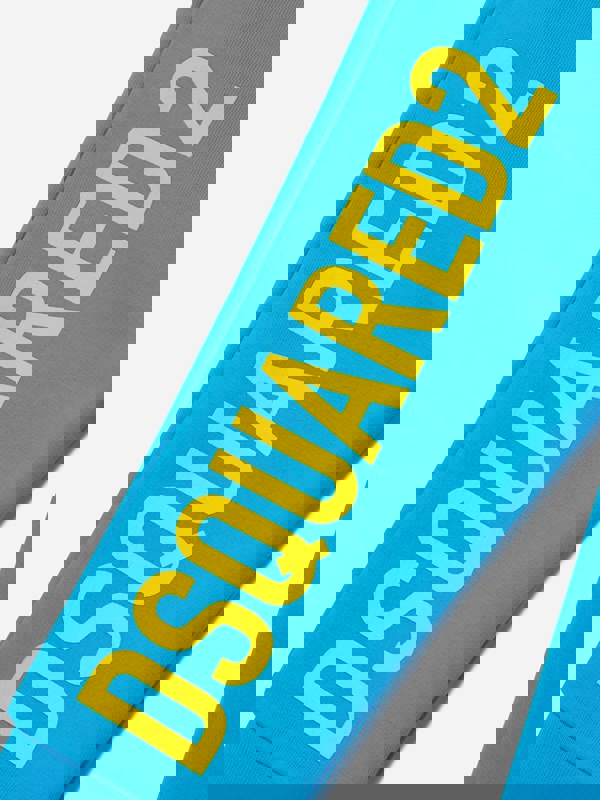 Dsquared2 Kids Logo Pants In Blue