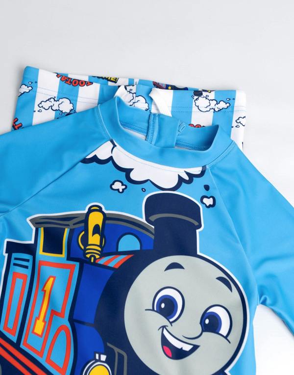 Vanilla Underground Thomas and Friends Boys Blue Tootally Awesome 2 Piece Swim Set