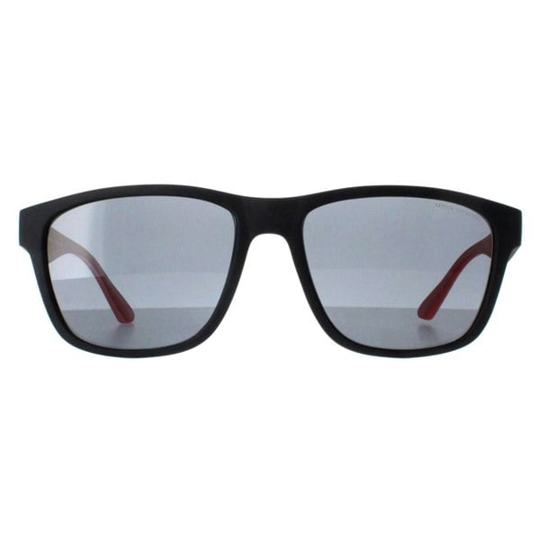 Armani Exchange Sunglasses AX4135S 807881 Matte Black Grey Polarized