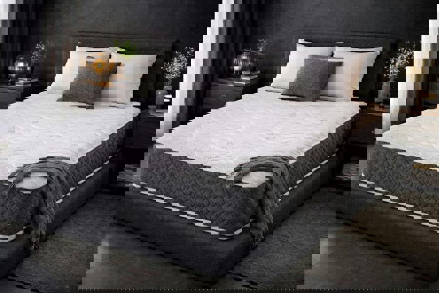 Nexus Mattress Comfort Memory Foam Open Coil Midnight Sprung Mattress - 7 INCH