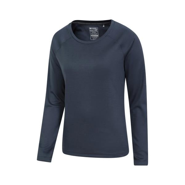Mountain Warehouse Womens/Ladies Endurance Long-Sleeved Top - Navy - 
