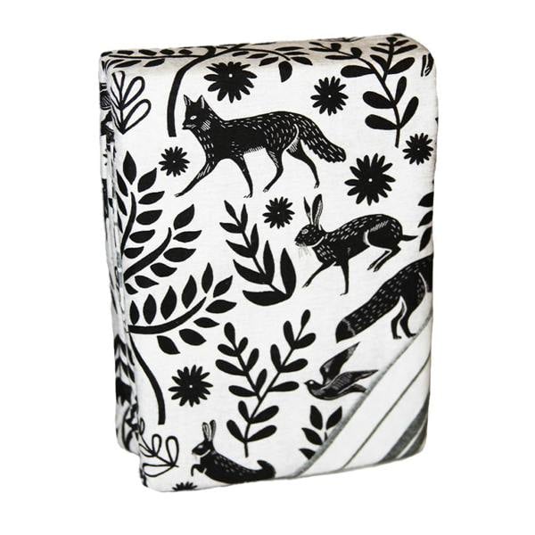 Furn Skandi Woodland Duvet Cover Set - Coal - 