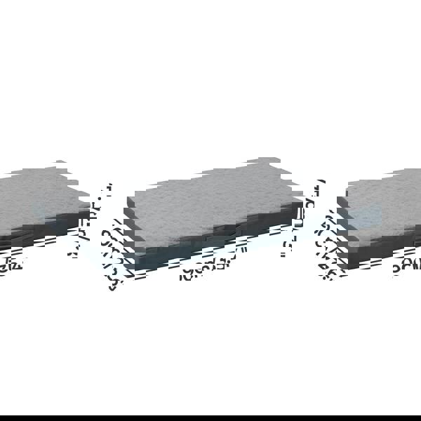 SKYLOS Washable Dog Bed Waterproof Plush Non-Slip Pet Mattress for Medium Dogs