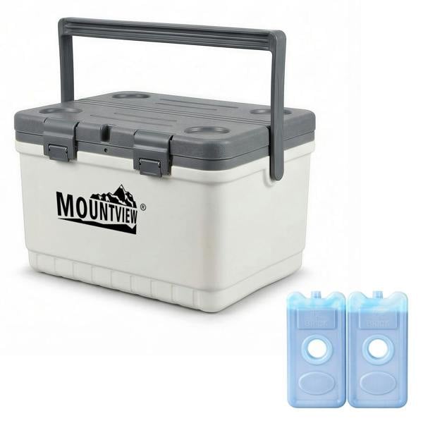Mountview Cool Box White Portable Large Cooler Ice Food Camping Beach Picnic