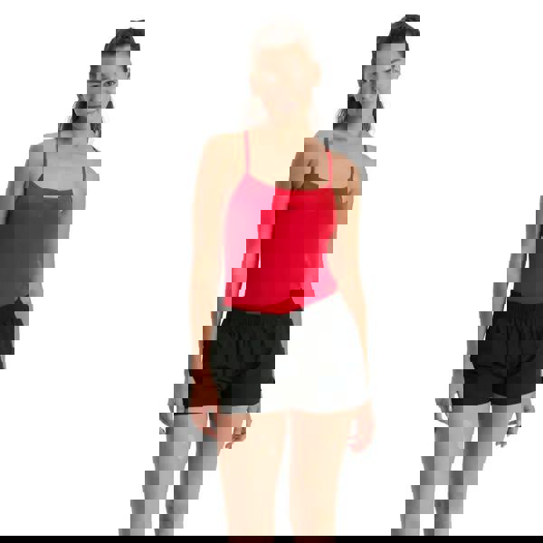 Speedo womens essential watershort black with red camisole