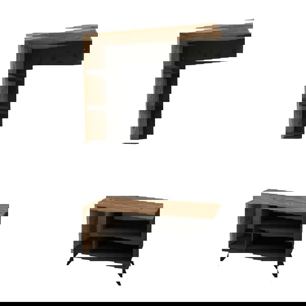 Destina Home Hallway Coat Rack with Shelves Cassia