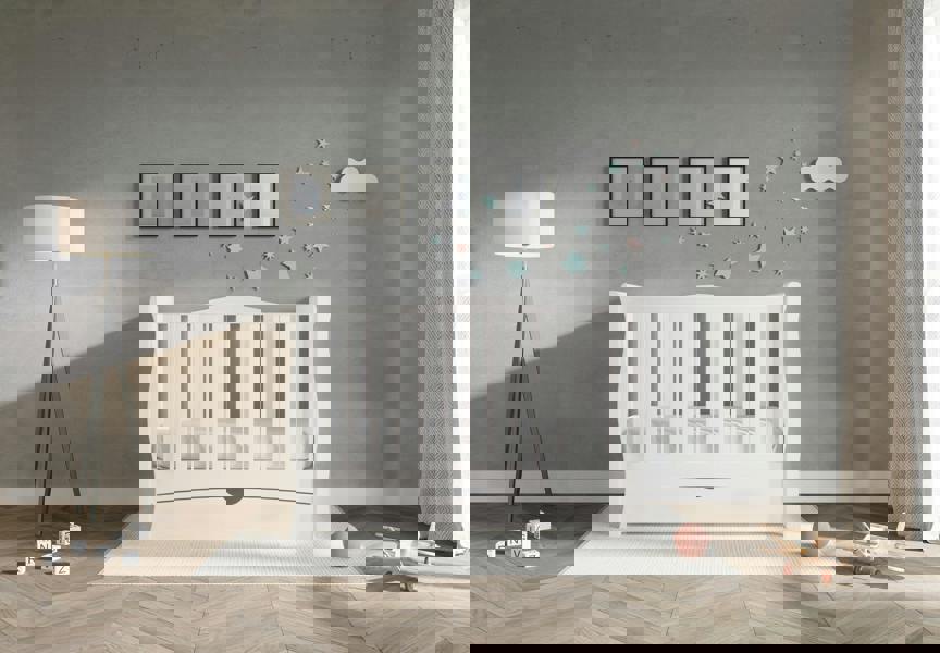 Viculii Gilbert Cot Bed White