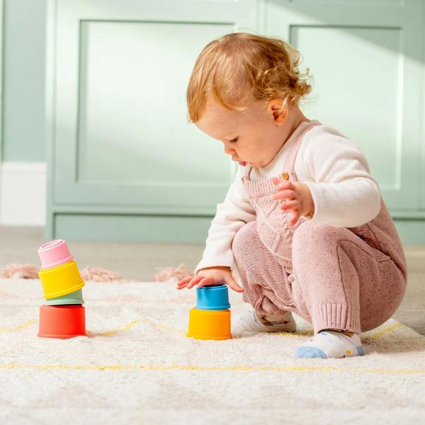 tickit SiliSoft® Round Stacking Cups (Rainbow)
