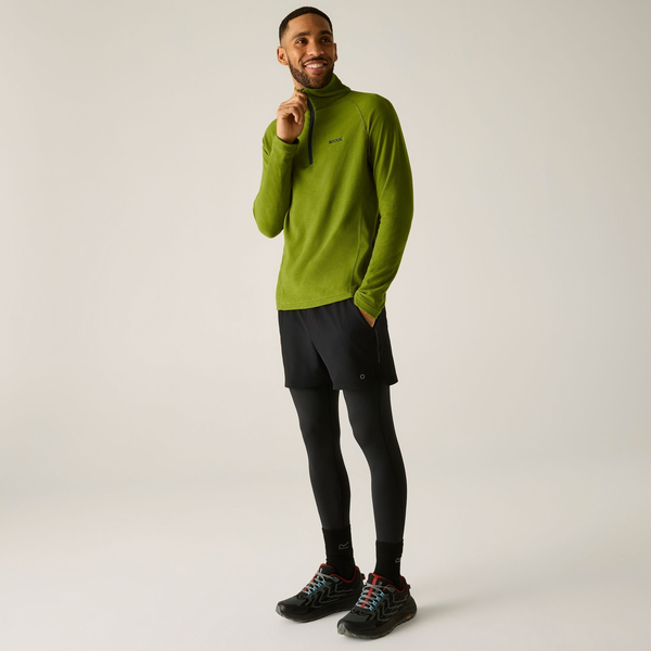 Regatta Great Outdoors Mens Montes Funnel Neck Fleece Jumper - Golden Cypress