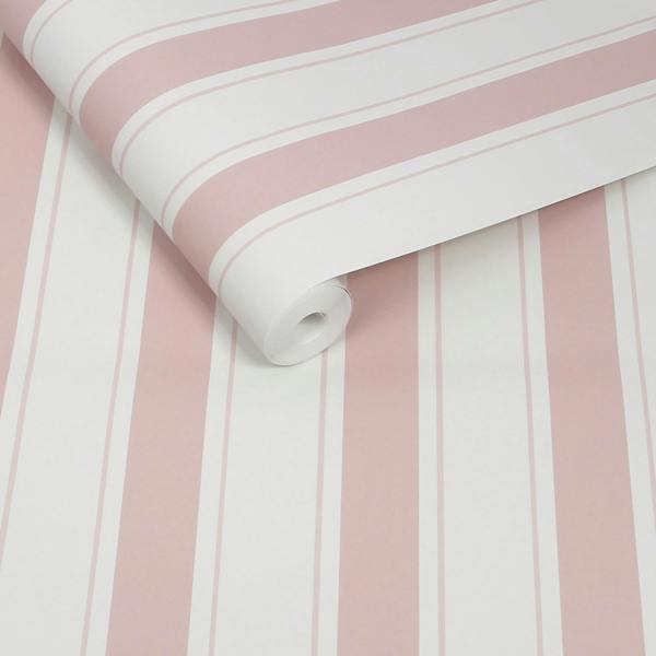 Sophie Allport Oundle Stripe Cottesmore Blush Wallpaper