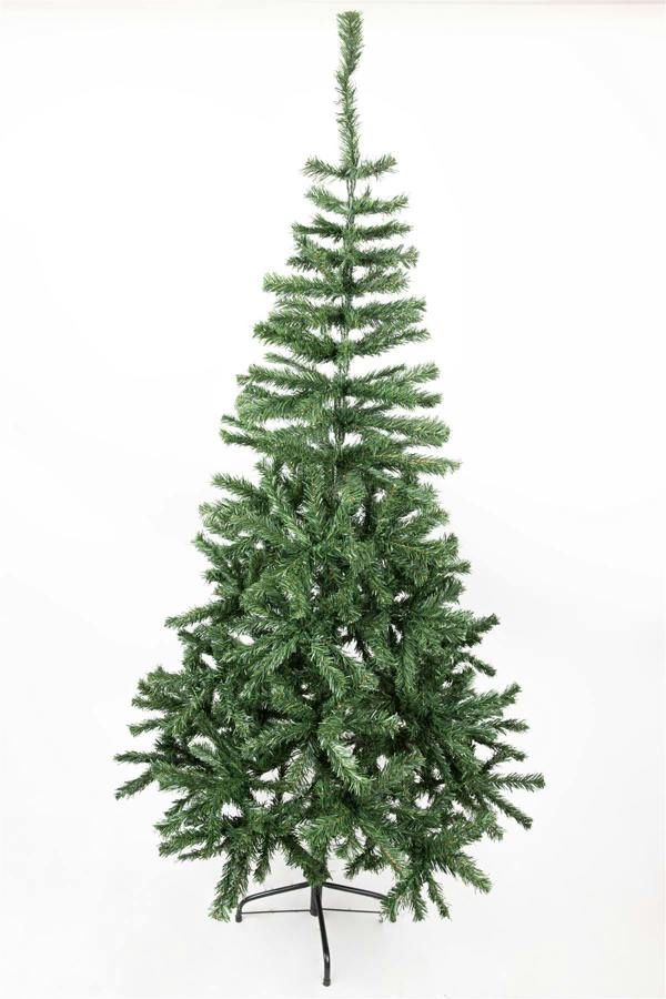 4ft, 5ft and 6ft Artificial Green Boston Pine Christmas Trees, PVC with Metal Stand image 1
