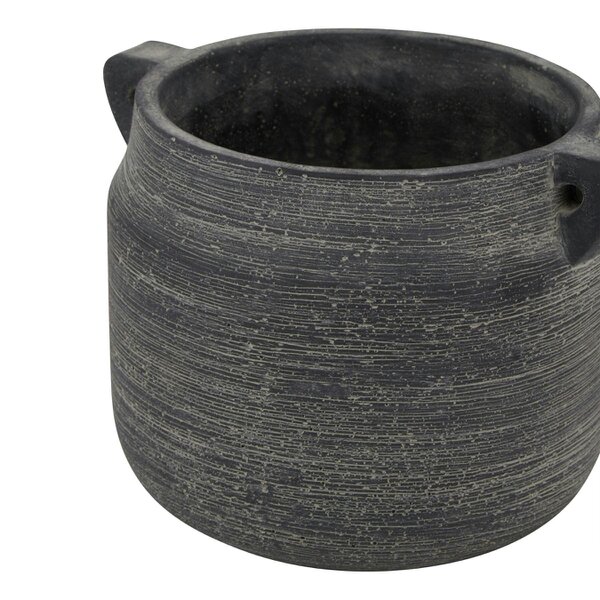 Wyld Haus Sundrift Dark Grey Hydria Stoneware Pot