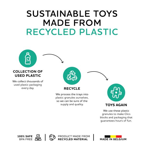 Clics Nano Clics Creative Builder - 125 Pieces