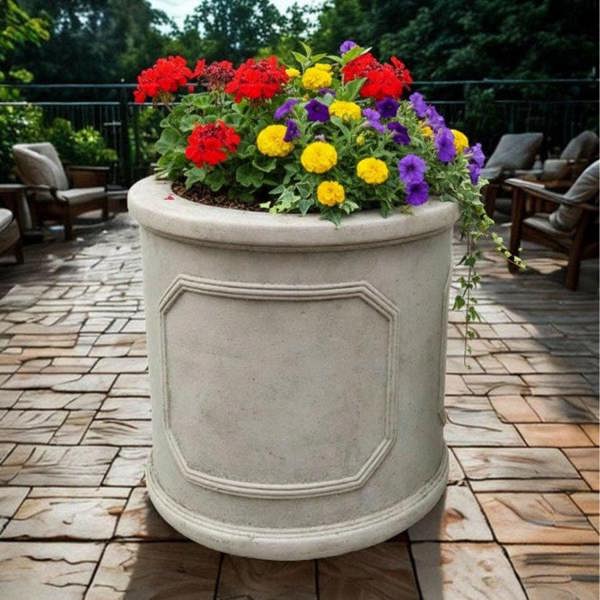 OSN Large Octavia Stone Cast Pot