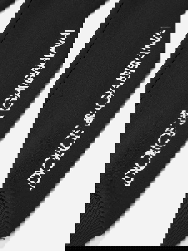 Dolce & Gabbana Kids Dolce & Gabbana Girls Logo Joggers in Black