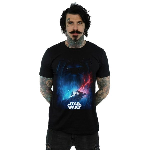 Star Wars Mens The Rise Of Skywalker Movie Poster T-Shirt - Black