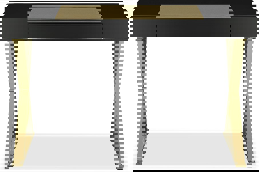 Centurion Supports ADONIS Black Gold with Built-In Luxury Leather Pad Ergonomic Home Office Desk