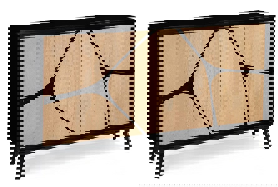 IH Design Dusk Mango Wood Wide Sideboard