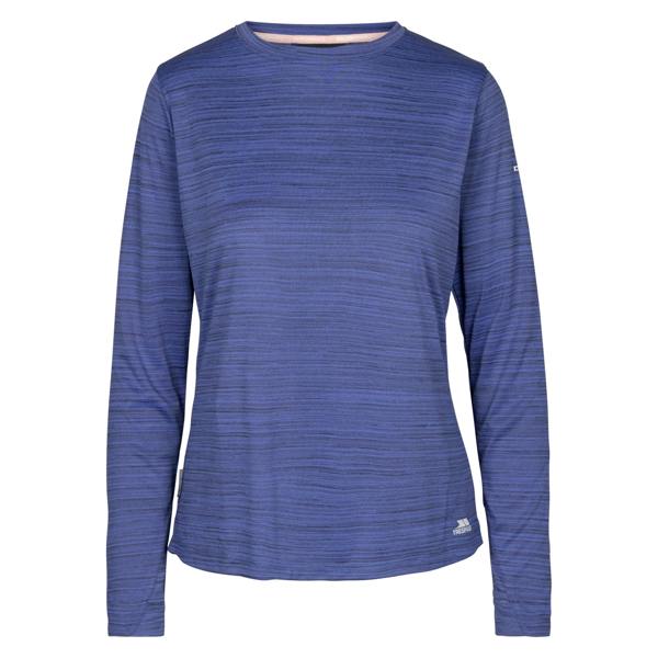 Trespass Womens/Ladies Nettil Long-Sleeved Active Top - Baja Blue Marl - 