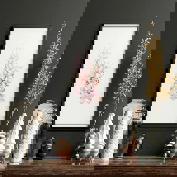 Large Paintings For Wall | Set of 3 Seashells Wall art Prints