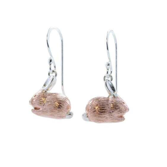 Reeves & Reeves Sterling Silver Benjamin Bunny Drop Earrings