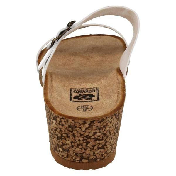 Down to Earth Ladies Down To Earth Mid Wedge Mule Sandals F12087