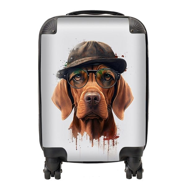 Warren Reed Hungarian Vizsla Dog Splashart Suitcase