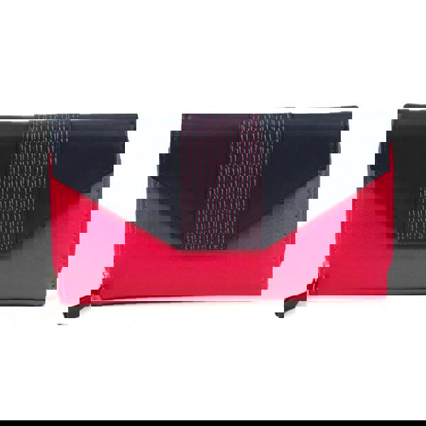 Eastern Counties Leather Sofia Leather Purse - Pink/Navy - 