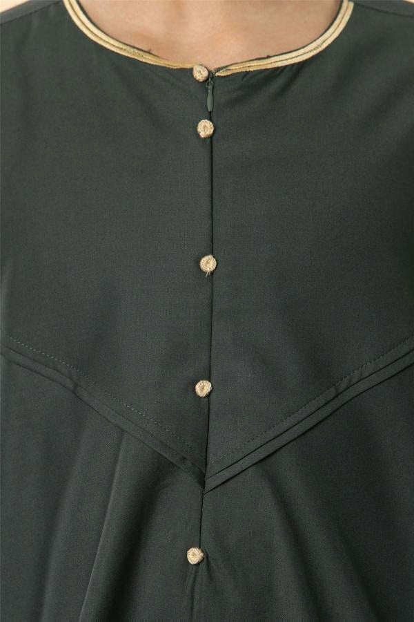 Infinity Leather Kid's Boys Omani Eid Thobe  Saudi Emirati Jubba Robe