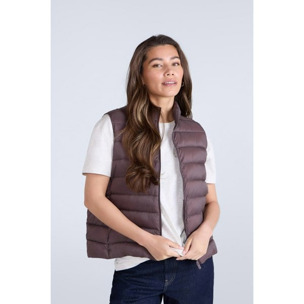 Animal Womens Light Cosi Gilet - Purple