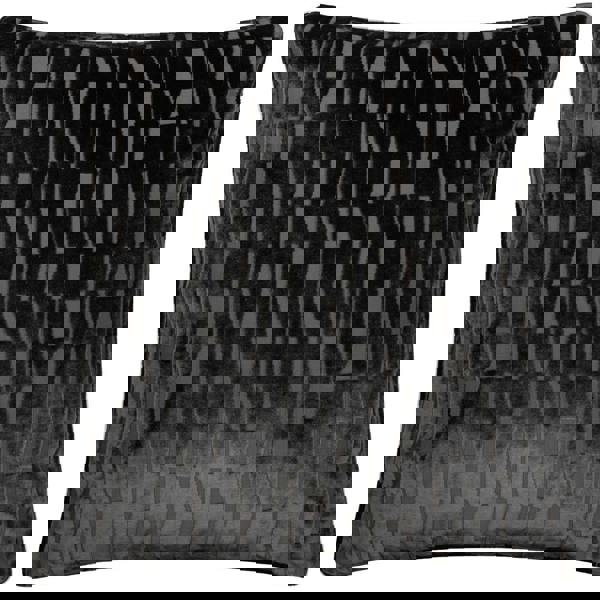 Paoletti Manhattan Velvet Cushion Cover - Charcoal