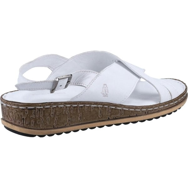 Hush Puppies Elena Leather Women's White Wedges