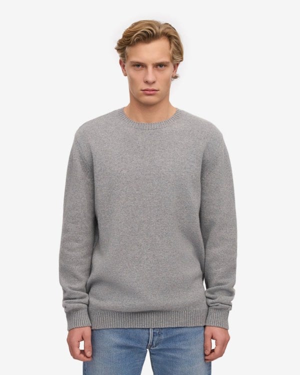 Colorful Standard Classic Merino Wool Crew Neck Jumper - Heather Grey