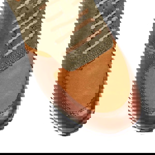 Embassy London San Francisco - Brown - Men's lace-up leather & suede trainer