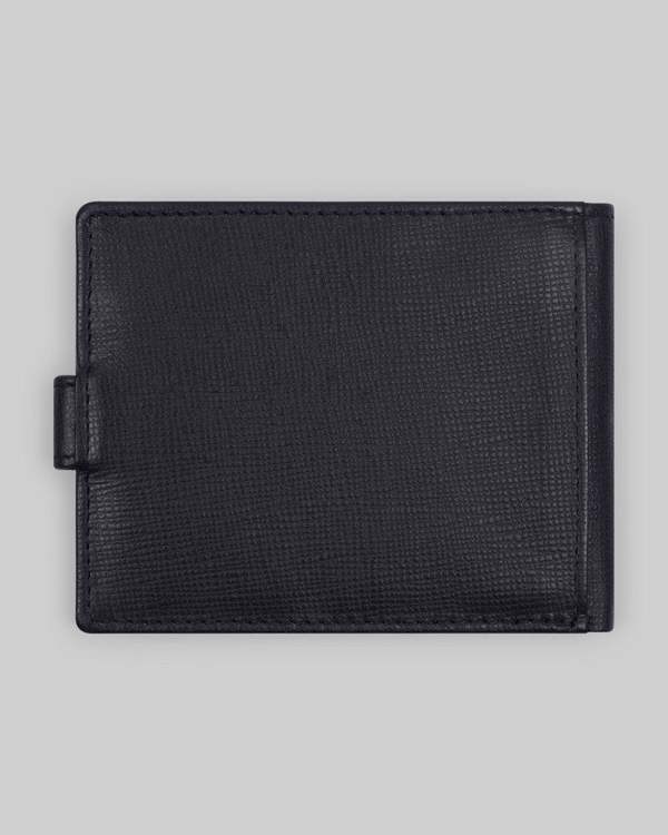 Steel & Jelly Leather Wallet With Popper Fastening