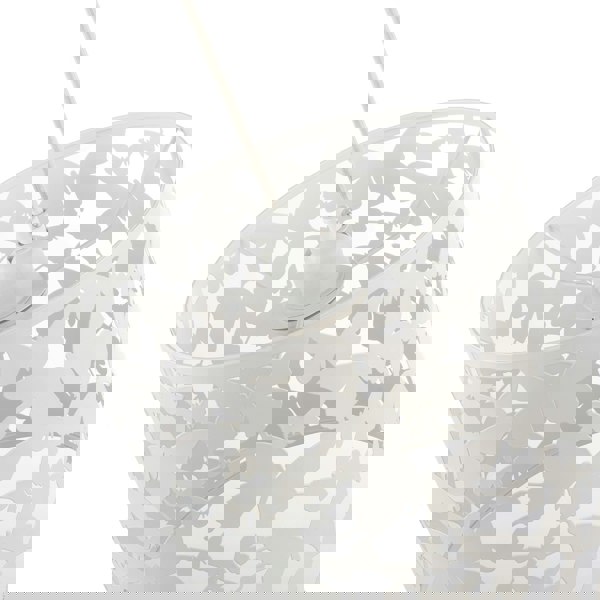 Unique Butterfly Themed Pendant Ceiling Light Shade in Gloss White Image 4