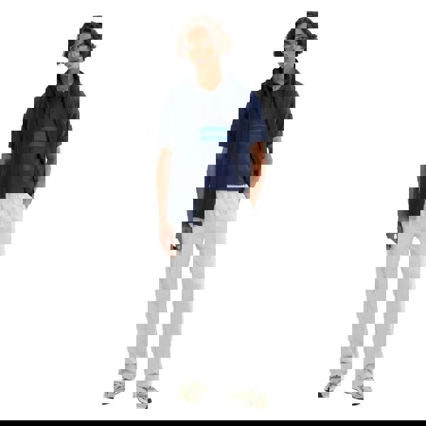 Ellesse Mens Muccia Pique Polo Shirt - Navy/Blue - 