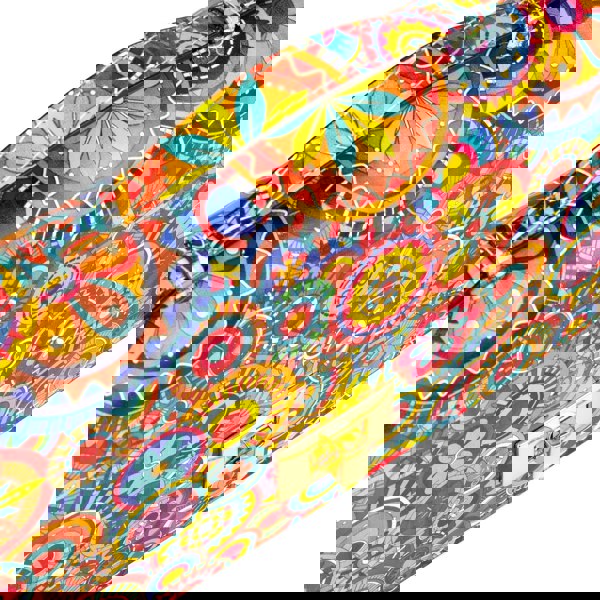 Embassy London Envy - Signature Print - Women's leather flap clutch bag with strap