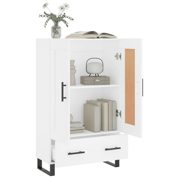 Berkfield Highboard White 69.5x31x115 cm Engineered Wood