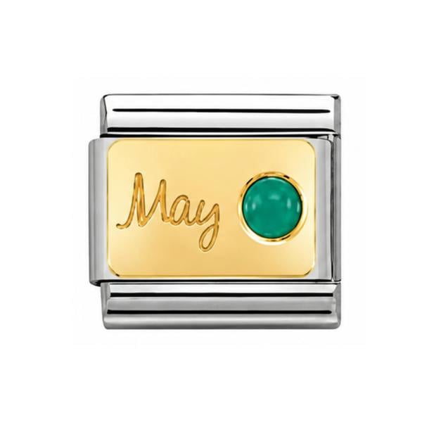 Serafina Birthstone Month Charm | Italian Style Bracelet Charm
