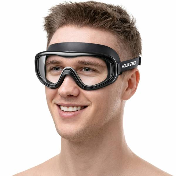 Aqua Speed Mens Ladies Wide View Anti Fog UV Protection Swimming Goggles